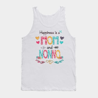 Happiness Is A Mom And Nonno Wildflower Happy Mother's Day Tank Top